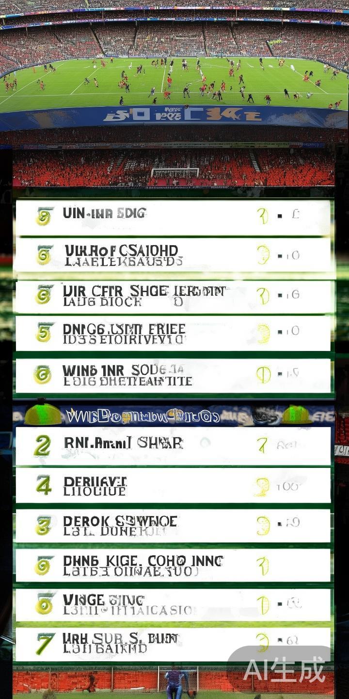 2023-2024赛季英超积分榜全解析与万博体育b最新动态